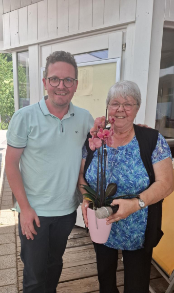 LGF Christoph Schultes mit Obfrau Rosi