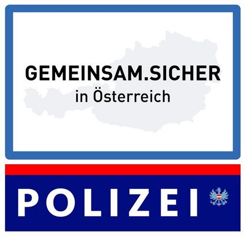 Verkehrsschild mit Aufschrift Gemeinsam Sicher