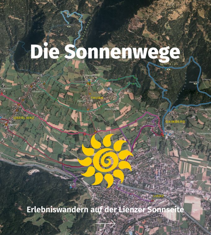 Zur Übersicht der Sonnenwege mit Beschreibungen, Bildern und Höhenprofilen zu den einzelnen Wegen